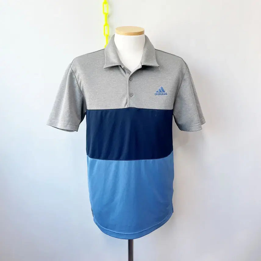 [BUNJANG] Adidas Men's Golf Short Sleeve Polo Shirt - Size S / 아디다스 남성골프 카라반팔 S