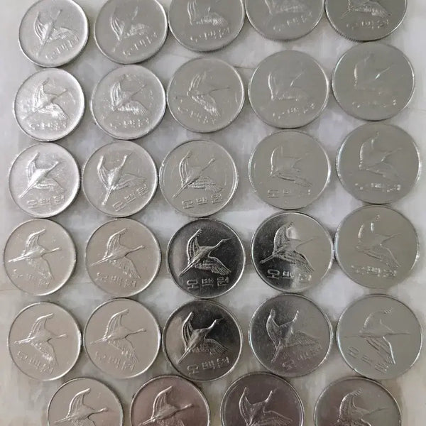 [BUNJANG] South Korean 500 Won Coins (Bundle of 29) / 오백원동전