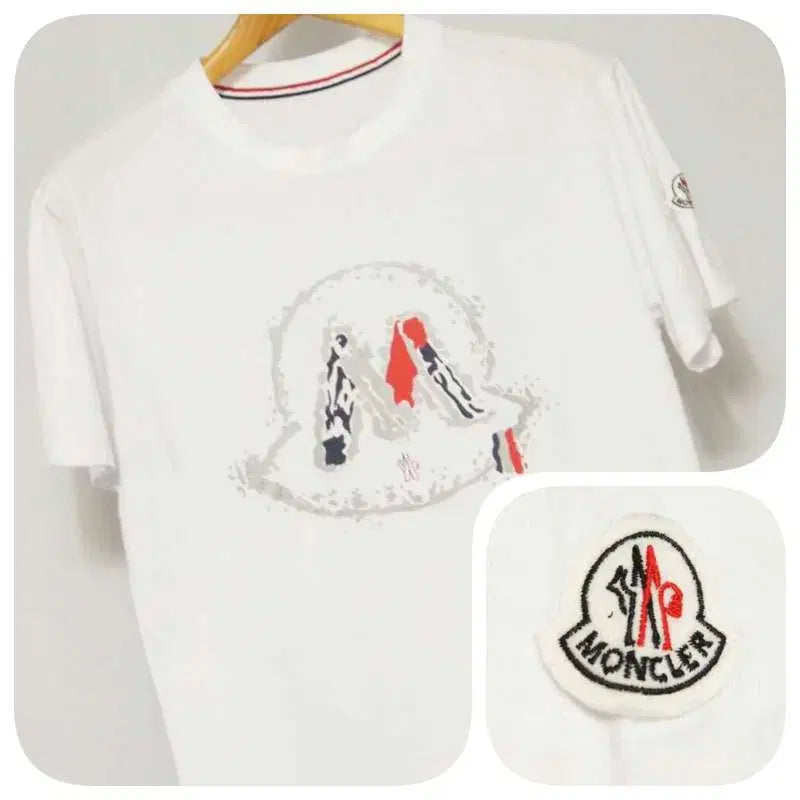 [BUNJANG] Editorial Shop Big Logo Round T-Shirt White Men's 100 / 편집샵 빅로고 반팔 라운드 티셔츠 남성100