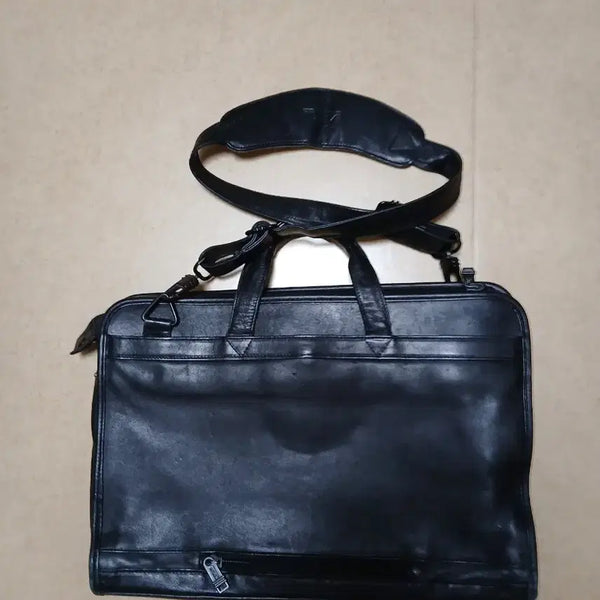 [BUNJANG] Tumi Black Leather Briefcase / 투미 블랙 가죽 서류 가방
