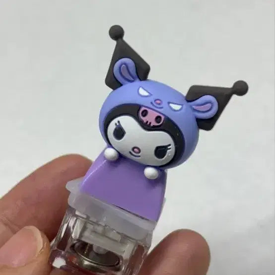 [BUNJANG] Kuromi LED Keycap Keychain / 쿠로미 led 키캡 키링