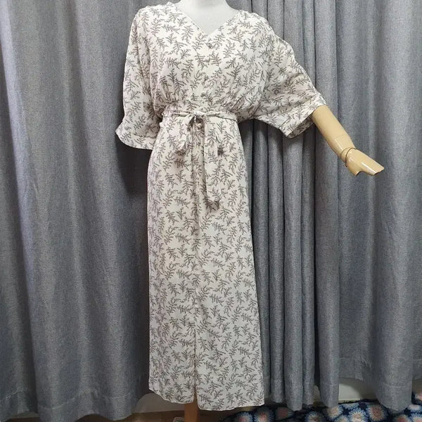 [BUNJANG] Maxi Dress with 88 Waist Strap / 88허리끈 맥시 원피스