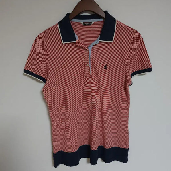 [BUNJANG] Beanpole Women's Short Sleeve Polo T-Shirt Logo PK T-shirt G313 / 빈폴 여성 반팔 카라티 로고 여자 PK 티셔츠 G313