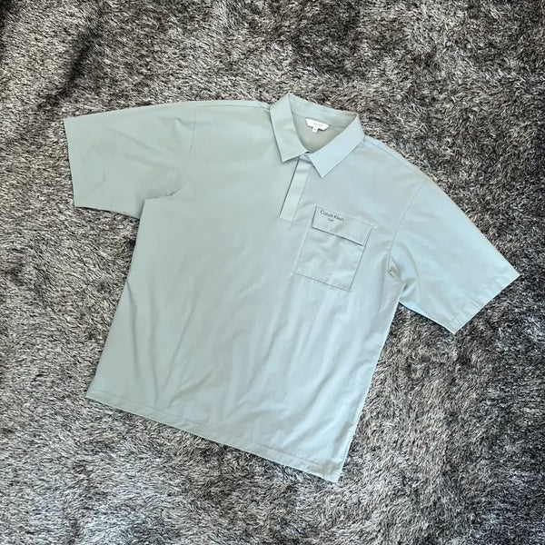 [BUNJANG] Calvin Klein Short Sleeve Polo T-Shirt (XXL) / 켈빈클라인 반팔 카라 티셔츠 (XXL)