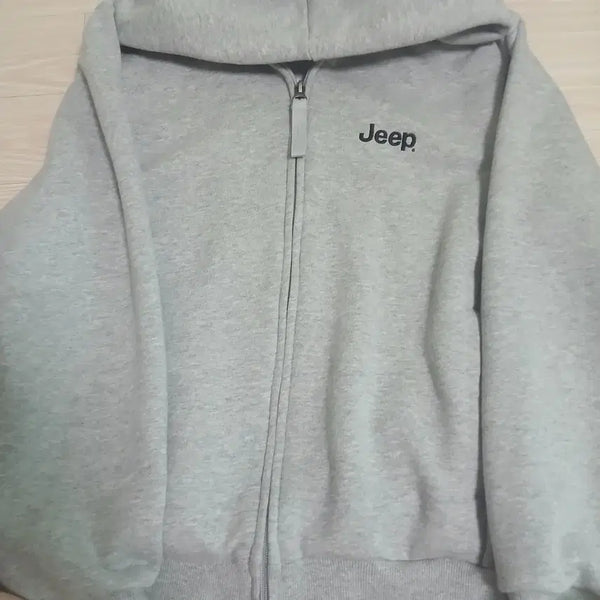 [BUNJANG] Jeep Hooded Zip-Up / 지프 후드집업