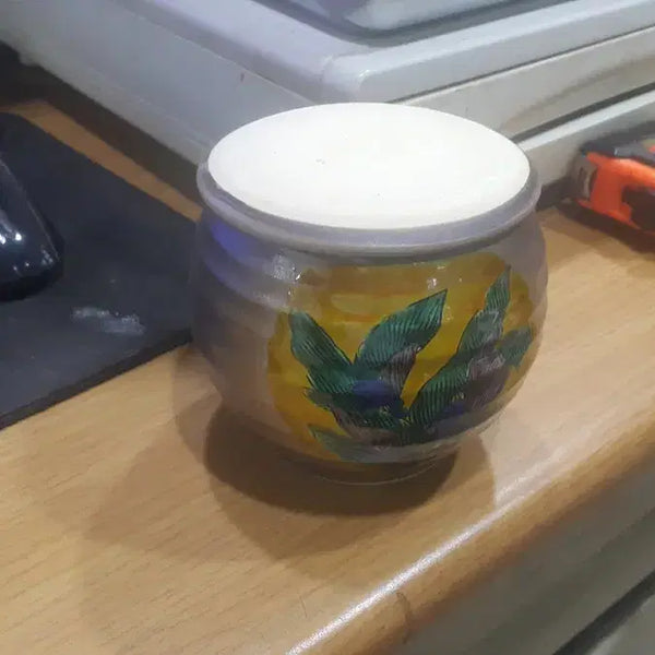 [BUNJANG] Kutani Kusan Porcelain Small Jar / 구곡/구다니 미산 도자기 1점