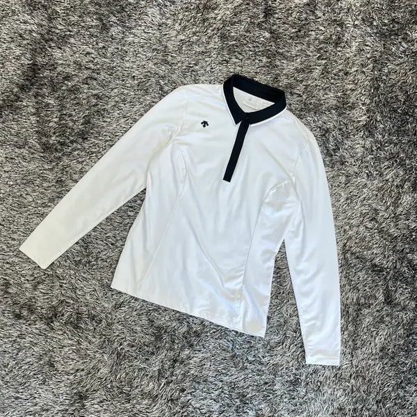 [BUNJANG] Descente Women's Long Sleeve T-Shirt / 데상트 여성 긴팔 티셔츠 (90)
