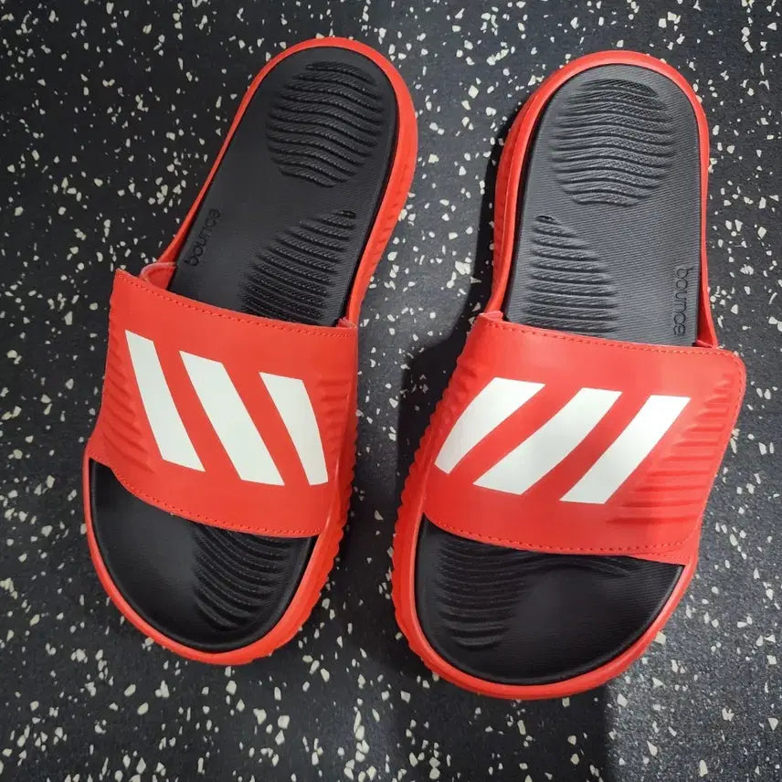 [BUNJANG] Adidas Alphabounce Slide Red Black / 아디다스 알파바운스 슬라이드 레드 블랙