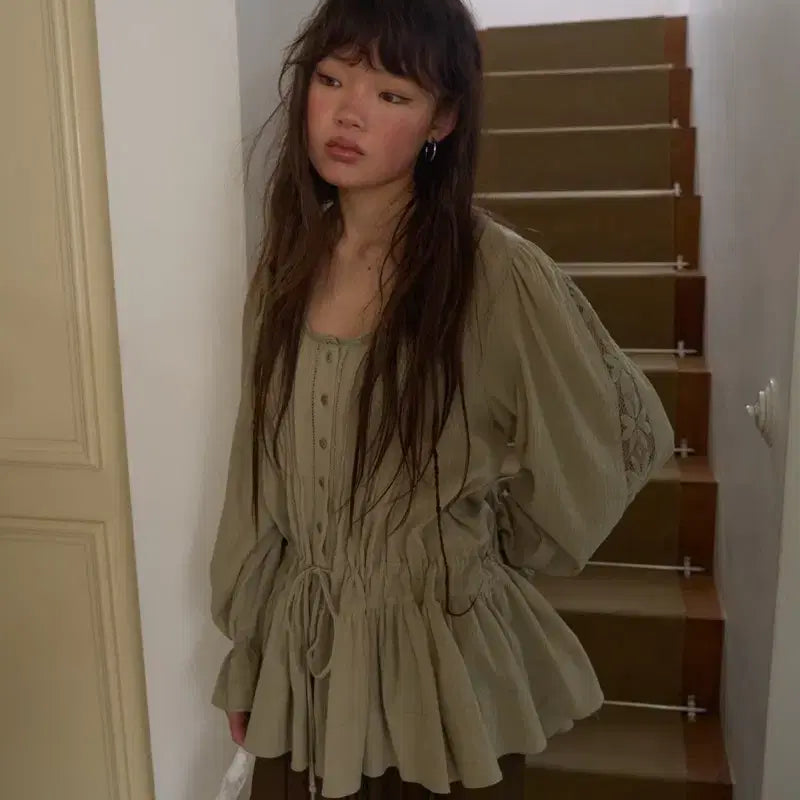 [BUNJANG] Our Salti Bohemian Pintuck Mini Dress / 아우어솔티 보헤미안 핀턱  미니 원피스