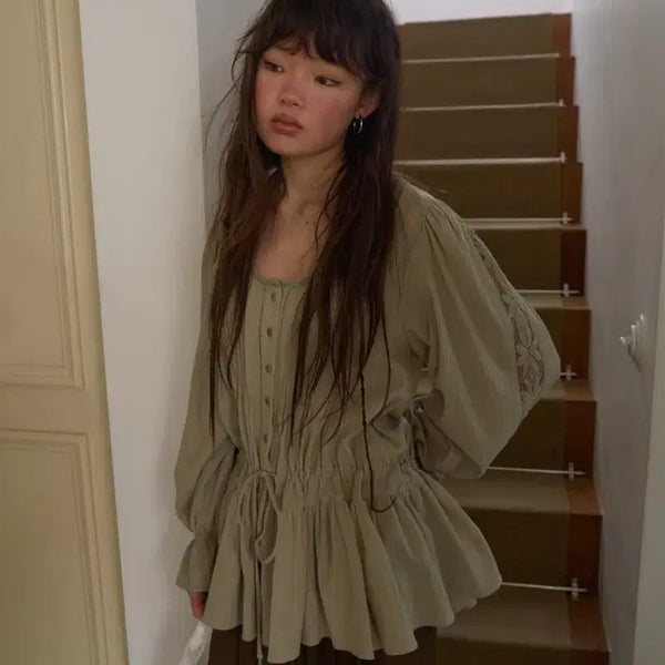[BUNJANG] Our Salti Bohemian Pintuck Mini Dress / 아우어솔티 보헤미안 핀턱  미니 원피스