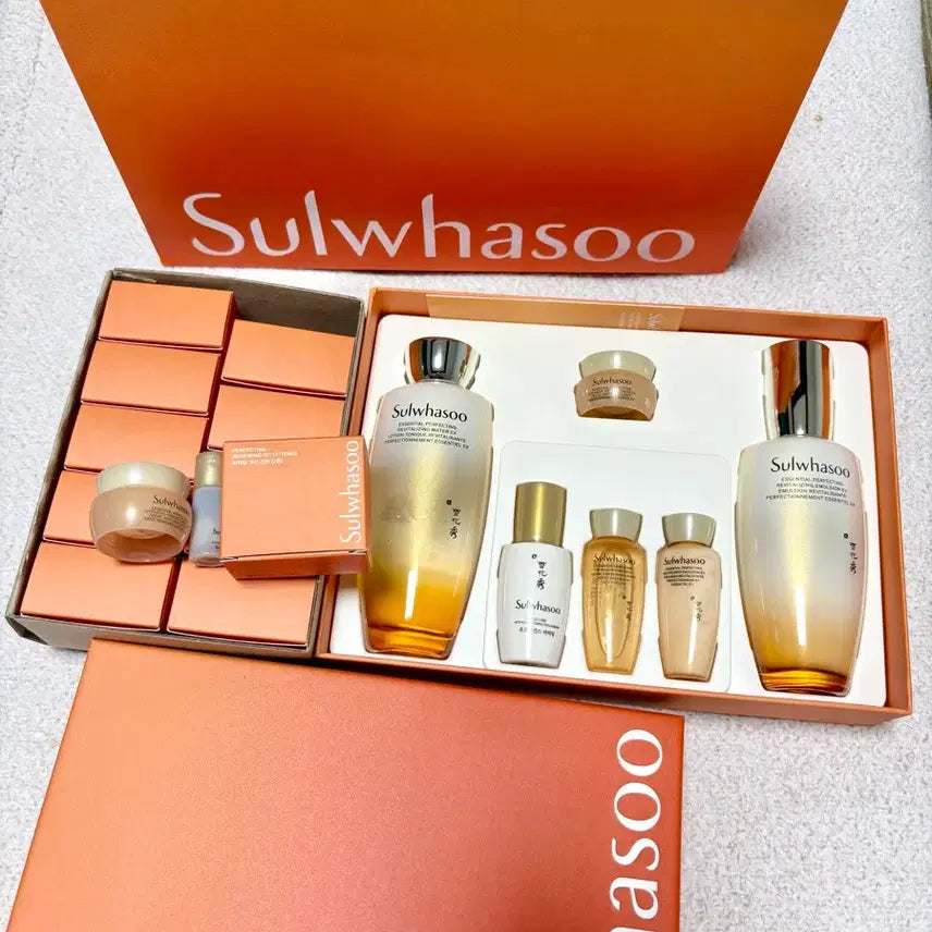 [BUNJANG] Sulwhasoo Concentrated Ginseng Renewing 2-Piece Set + Samples / 설화수 자음2종+견본