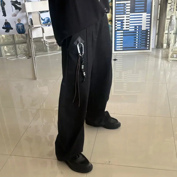 [BUNJANG] KOOI Holder Curve Pants Black / KOOI 코이 holder curve pants