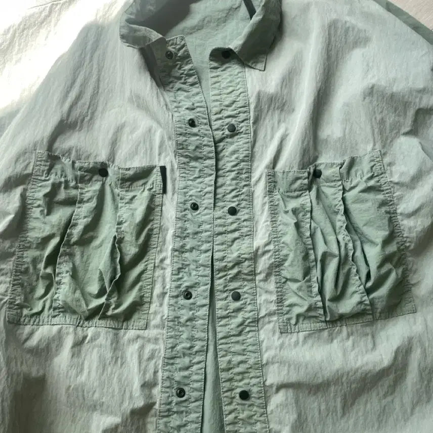 [BUNJANG] Nemen Khaki Pocket Detail Casual Shirt / Nemen 셔츠