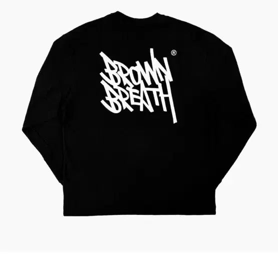 [BUNJANG] Brownbreath Long Sleeve T-Shirt Black / 브라운브레스