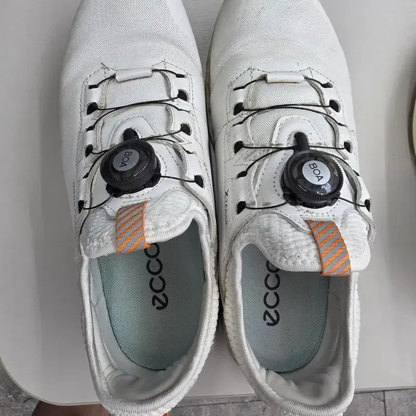 [BUNJANG] Ecco Golf Shoes White BOA Dial / 에코 골프화 화이트 BOA 다이얼