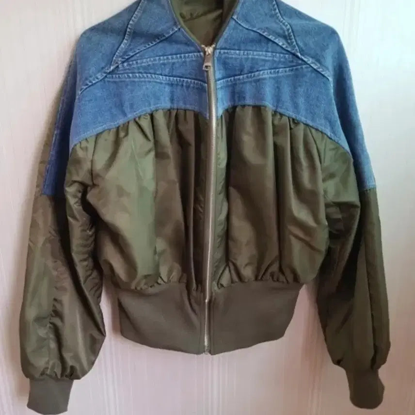 [BUNJANG] Women's Mixed Media Jacket / 여성 자켓