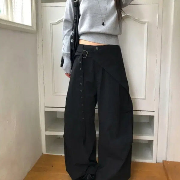 [BUNJANG] Seoulbased Belt Pants / 서울베이스트 스커트 벨트 팬츠