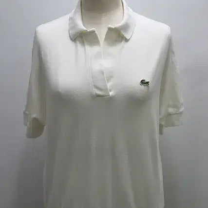 [BUNJANG] Lacoste Women's Short Sleeve Polo Shirt White / 여성 라코스테 카라 반팔티 드라이완료