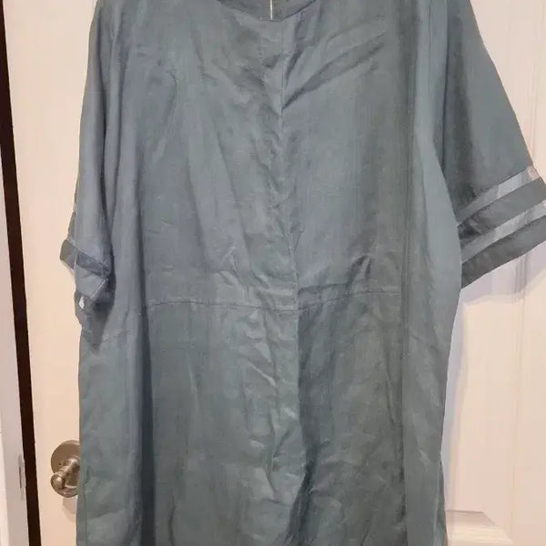 [BUNJANG] 100% Linen Semi-Bust 70cm Length 110cm Dress / (새)마100% 반가슴70 길이110