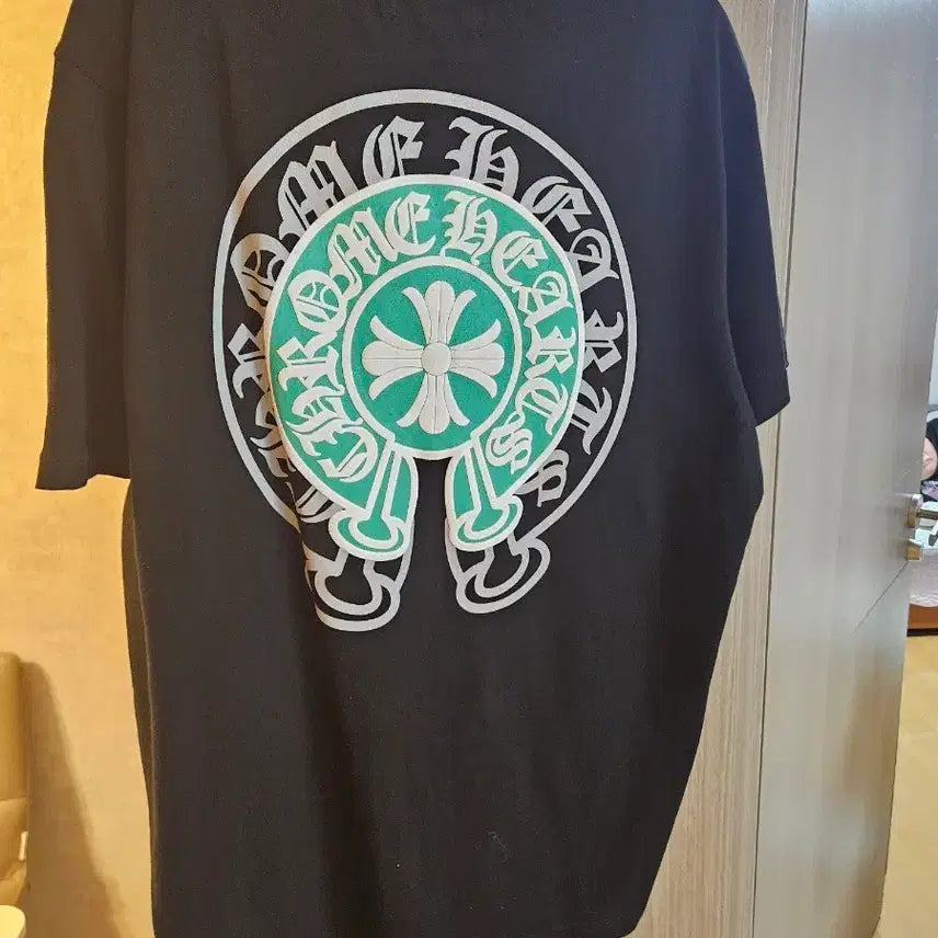 [BUNJANG] Chrome Embossed Logo T-Shirt XL / 크롬 엠보반팔 XL