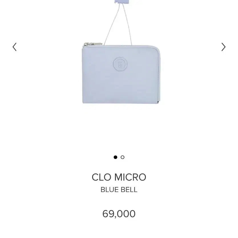 [BUNJANG] MinuitMute Chlo Micro Bag Bell Blue / (새상품급)미닛뮤트 클로 마이크로 블루벨