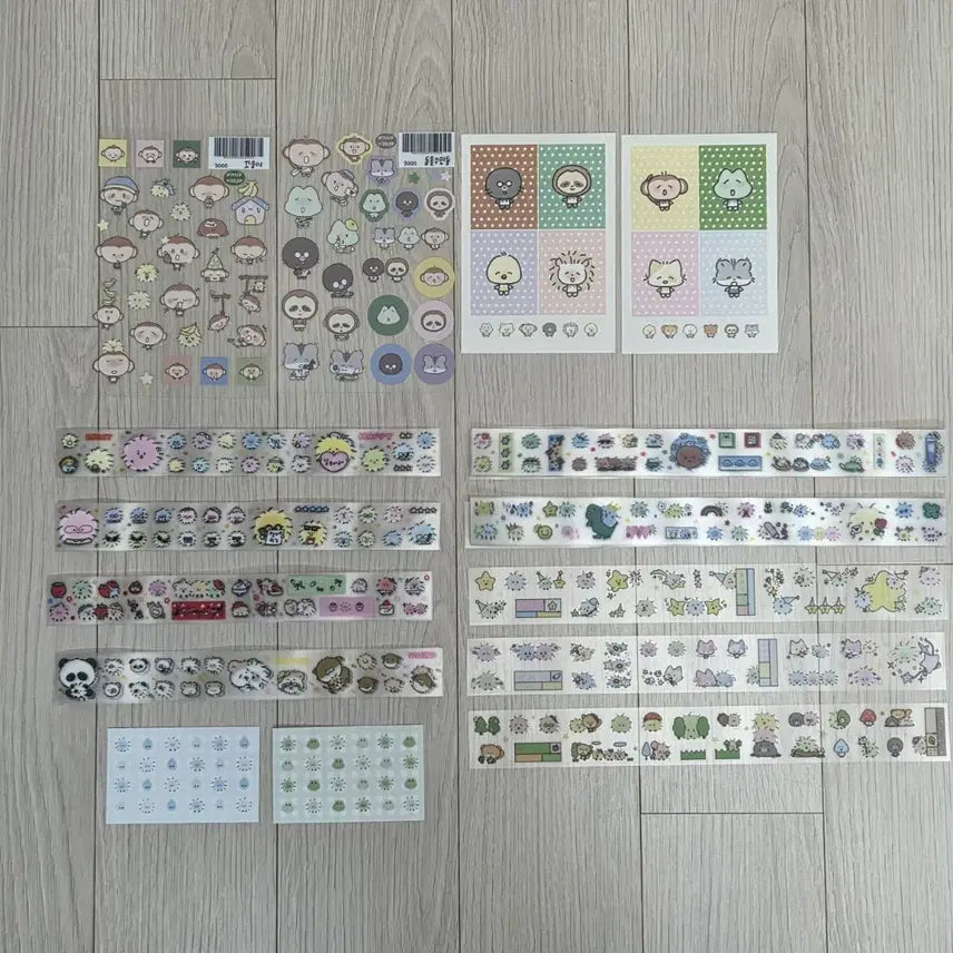 [BUNJANG] Winnie Village Sticker Kiss Cut Bundle Set / [위니빌리지] 스티커 키스컷 일괄 판매