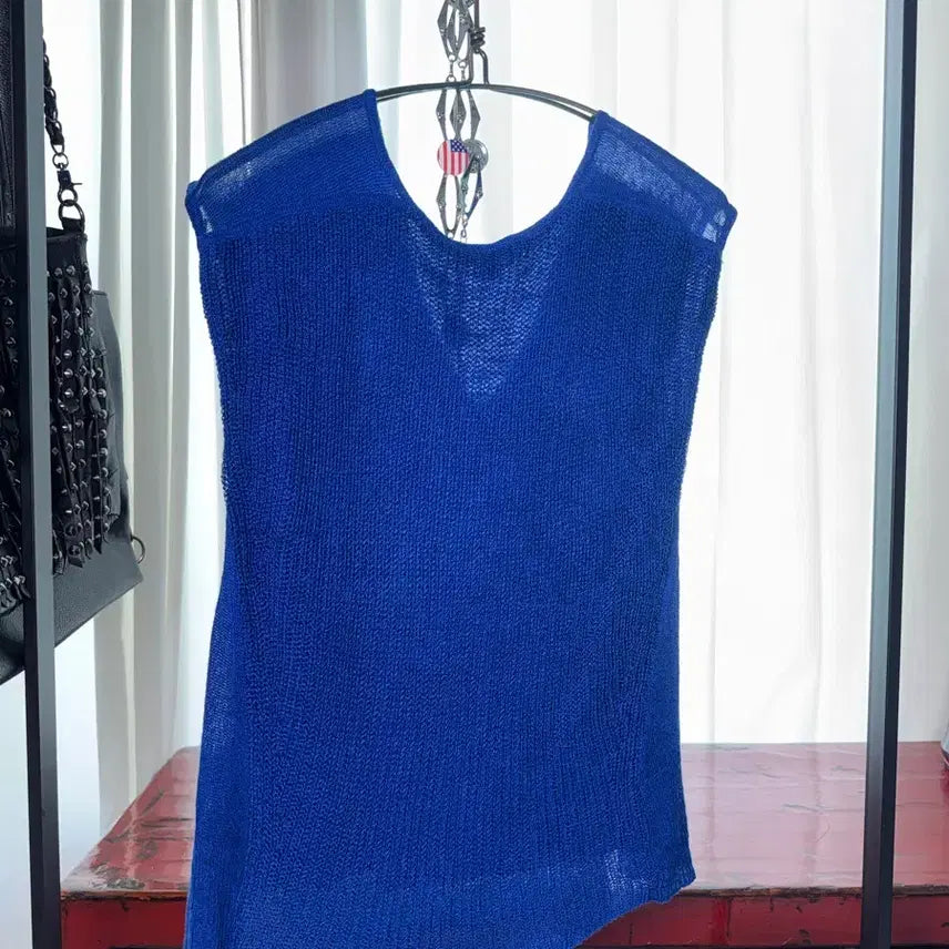[BUNJANG] Lucky Brand Royal Blue V-Neck Knit Vest XS / Royal Blue V-Neck Knit Vest