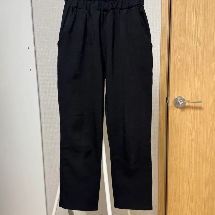 [BUNJANG] Black Summer Slacks / 여름 검정 슬랙스