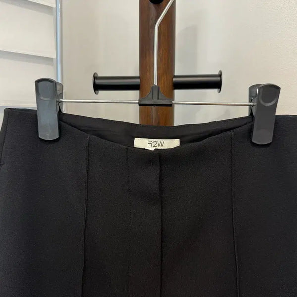 [BUNJANG] R2W Black Slim Straight Pants / R2W 블랙 슬림 스트레이트 팬츠  슬랙스 새상품