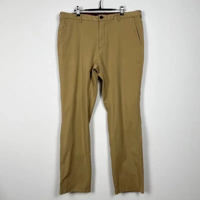 [BUNJANG] Olsen Spandex Cotton Pants Beige Men's 90 XL / 올젠/스판굿 베이지 면 바지 남90 XL/라덴