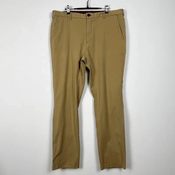 [BUNJANG] Olsen Spandex Cotton Pants Beige Men's 90 XL / 올젠/스판굿 베이지 면 바지 남90 XL/라덴