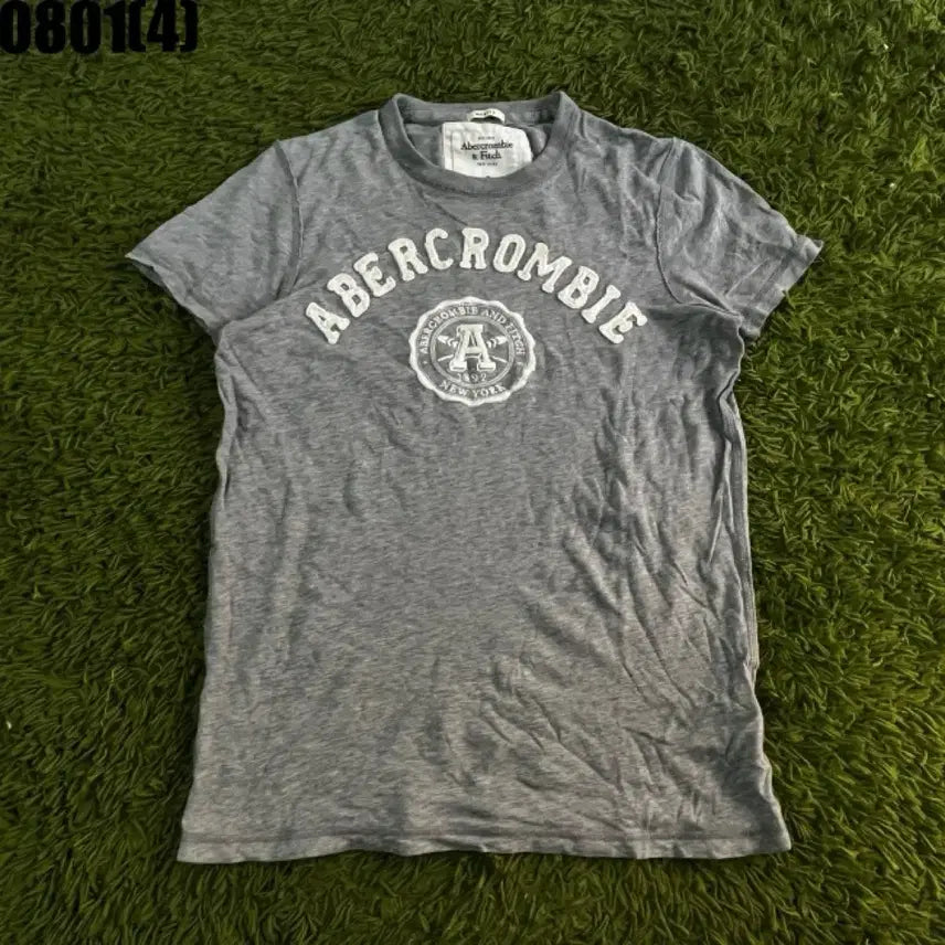 [BUNJANG] Abercrombie & Fitch Short Sleeve T-Shirt Gray / 아베크롬비 반팔티 그레이 0801