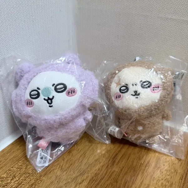 [BUNJANG] MINISO Chiikawa Pajamas Momonga Otter Keychain / [미니소] 치이카와 파자마 모몽가 랏코 키링