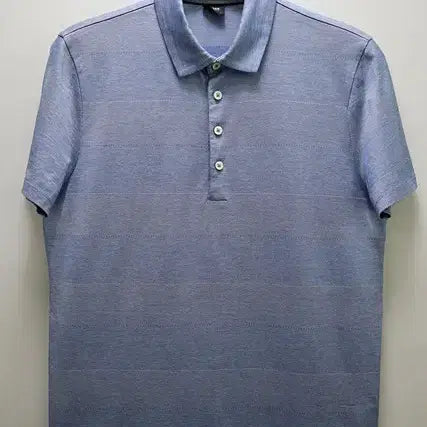 [BUNJANG] Hugo Boss Striped Short Sleeve Polo Shirt - Size M / BOSS 휴고보스 반팔 카라티 스트라이프무늬