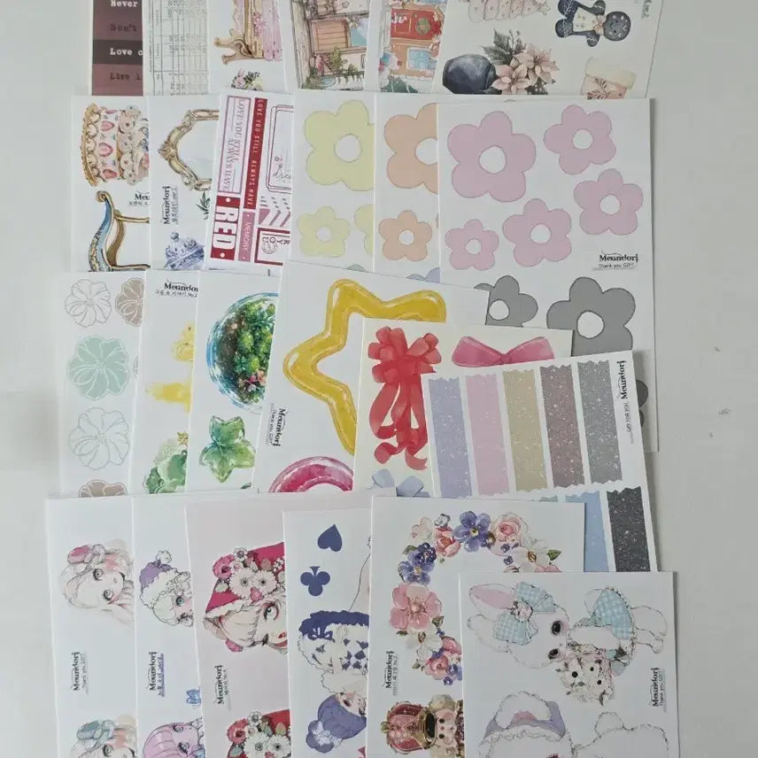 [BUNJANG] Doasharp Deco Sticker Pack (24 Sheets) / [도아샵] 다꾸 스티커 인스 24장 (장당300원)