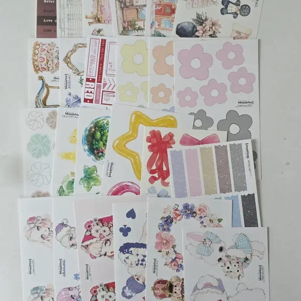[BUNJANG] Doasharp Deco Sticker Pack (24 Sheets) / [도아샵] 다꾸 스티커 인스 24장 (장당300원)