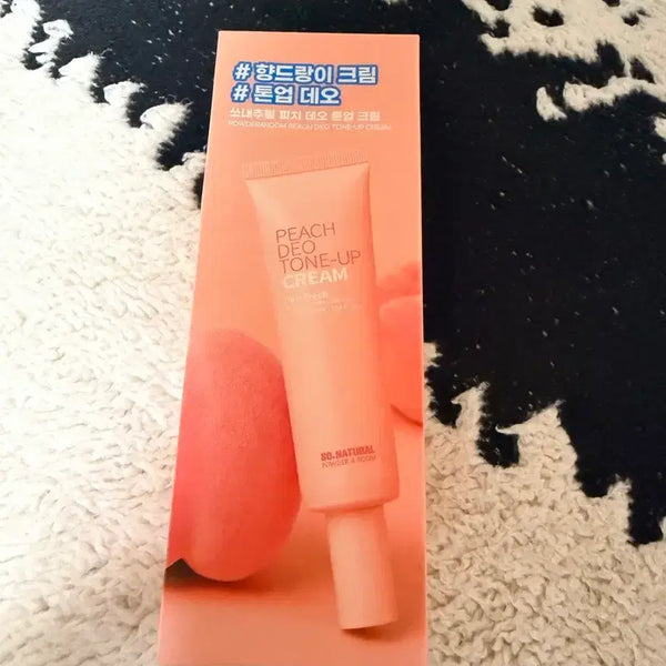 [BUNJANG] Sonce Natural Peach Tone-Up Deo Cream / 쏘내추럴 피치 톤업 데오 크림