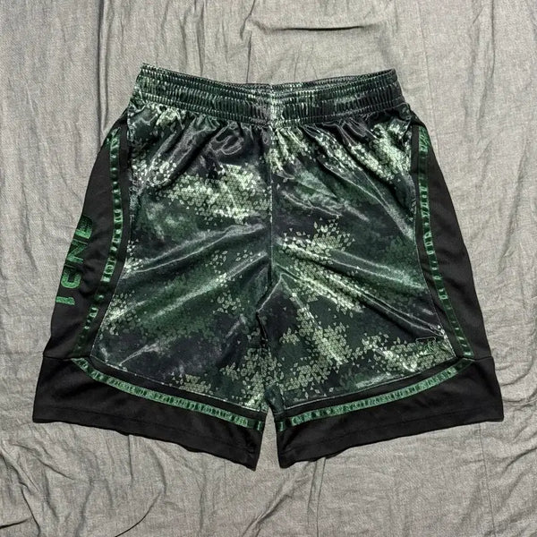 [BUNJANG] AND1 Active All Court Basketball Shorts Geometric Camo Print Size L / AND1 Active All Court Basketball Shorts Sz L