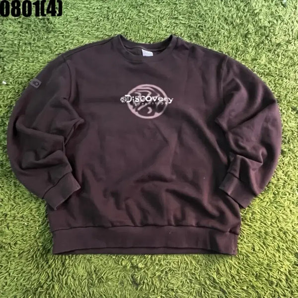 [BUNJANG] Discovery Expedition Sweatshirt Brown 0801 / 디스커버리 익스페디션 맨투맨 브라운 0801