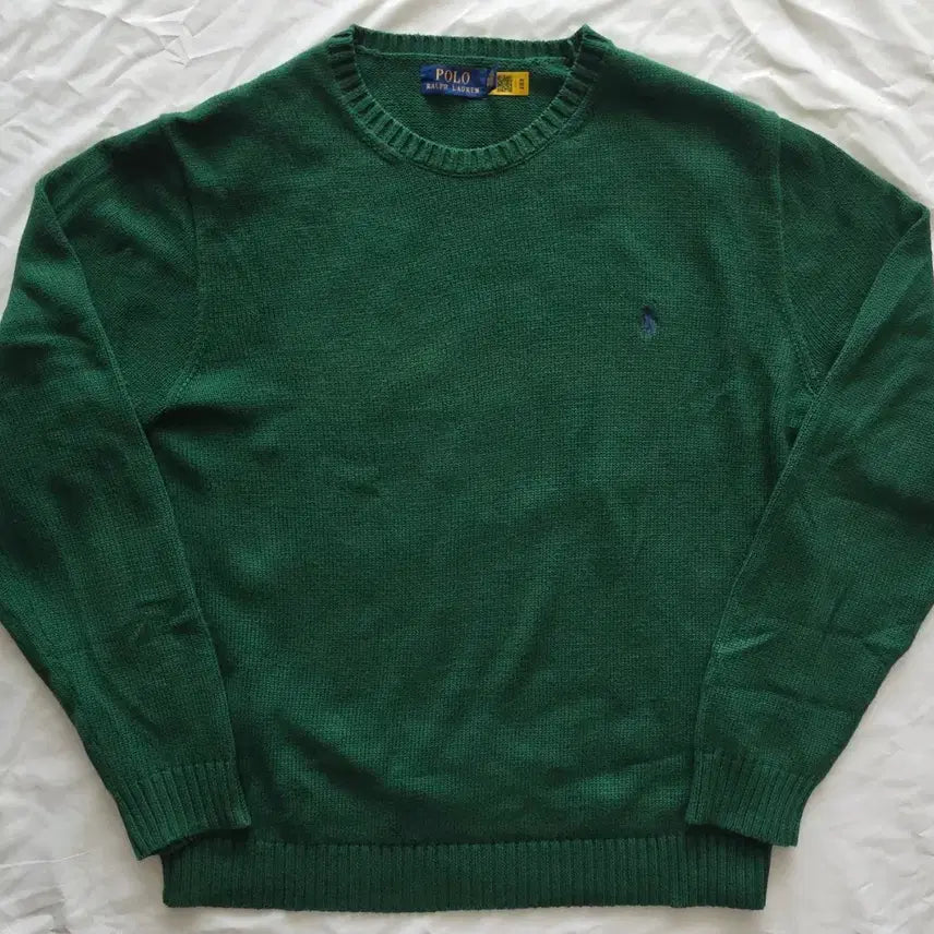 [BUNJANG] Polo Ralph Lauren Knit Sweater Green XL / 폴로 랄프로렌 니트 스웨터 그린 XL