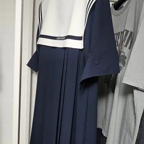 [BUNJANG] Lucky Chouette Navy Dress (Size 36) / 럭키슈에뜨 네이비원피스 (사이즈36