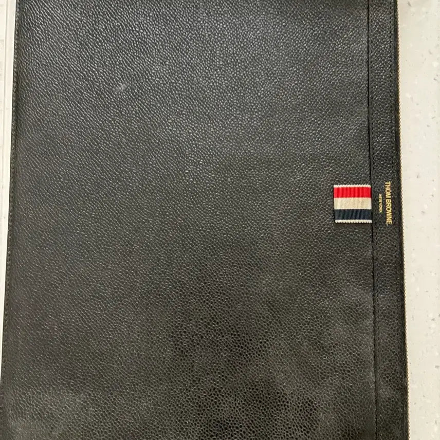 [BUNJANG] Thom Browne Black Large Clutch Bag / 톰브라운 블랙 클러치백 라지