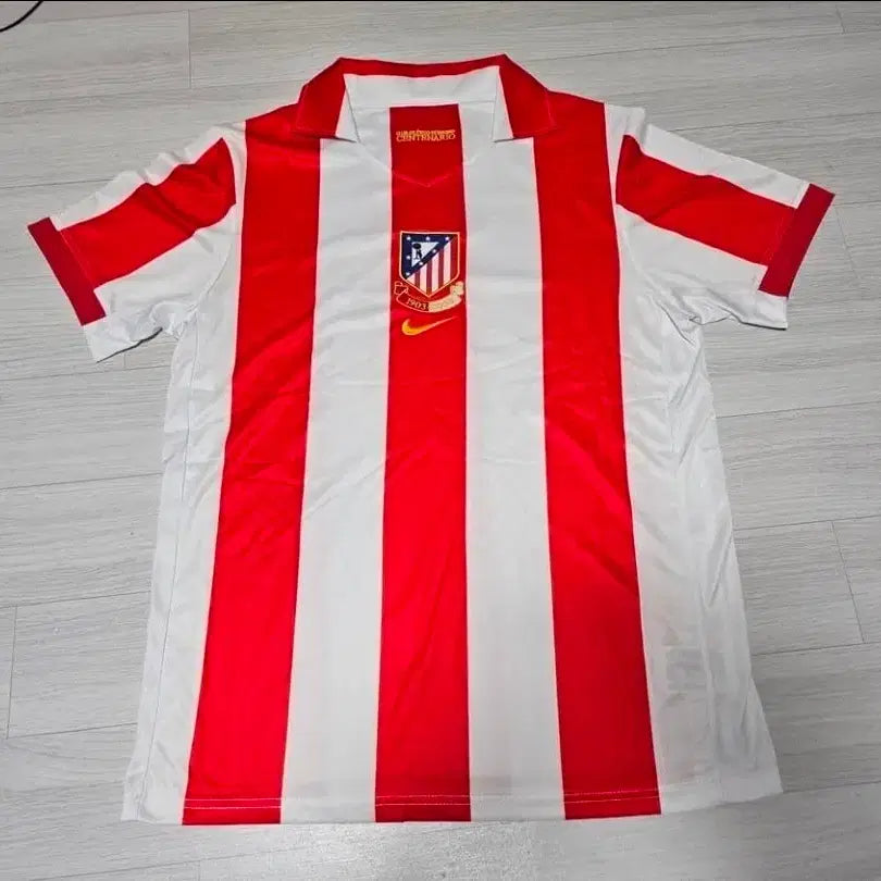 [BUNJANG] Atletico Madrid Retro Football Jersey XL / 아틀레티코 마드리드 레트로 축구져지