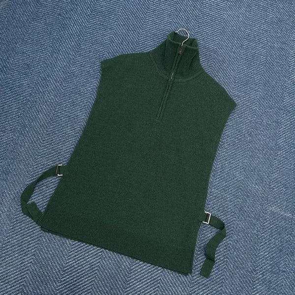 [BUNJANG] System Homme Half-Zip Knit Vest / [100] 시스템옴므 반집업 니트 조끼 베스트 만원샵