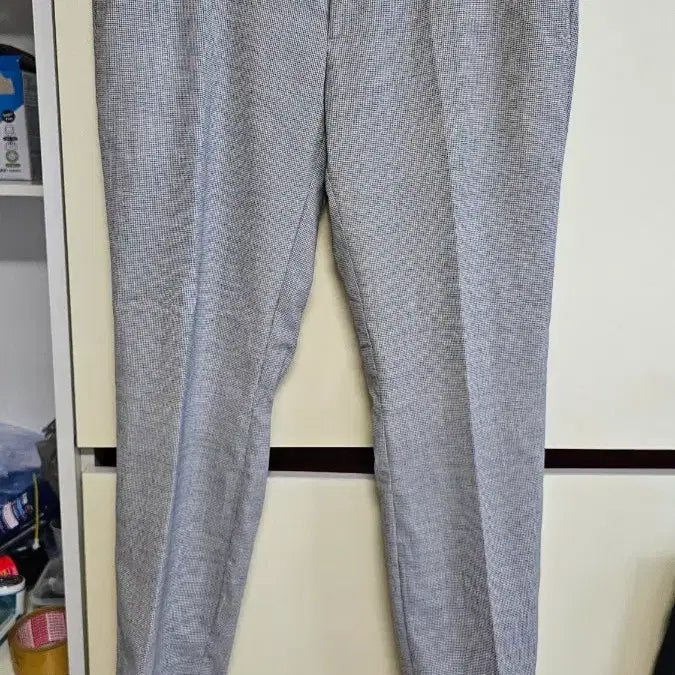 [BUNJANG] Trugen Check Pattern 9-Length Summer Pants Size 34 / 트루젠 체크무늬 9부 여름바지 34