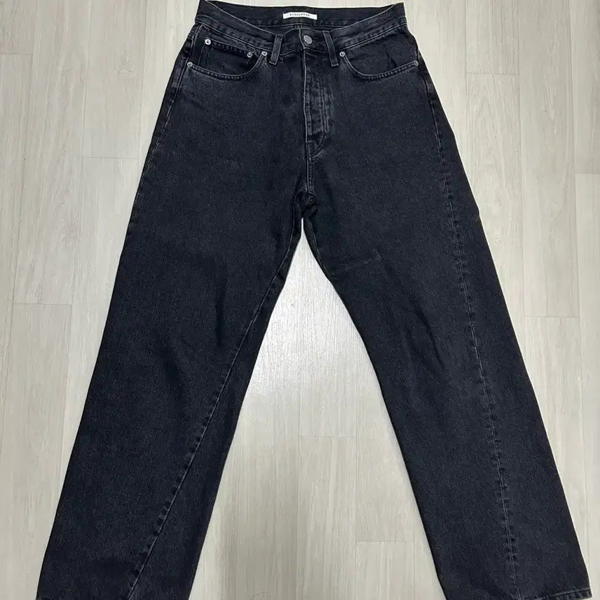 [BUNJANG] Sunflower Wide Twisted Black Denim Jeans Size 31 / 선플라워 와이드 트위스티드 흑청 31
