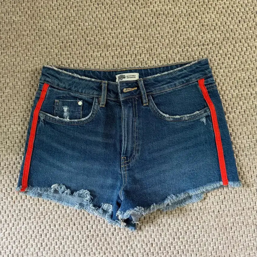 [BUNJANG] ZARA Line Short Pants / 자라 라인 숏팬츠