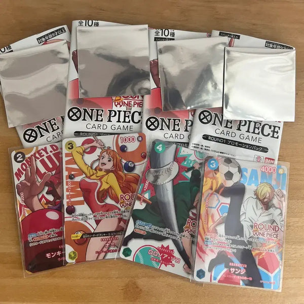 [BUNJANG] One Piece Card Japanese Edition Round 1 Promo Luffy Nami Sanji Zoro Set / 일판 원피스 카드 라운드원 프로모 루피 나미 상디 조로