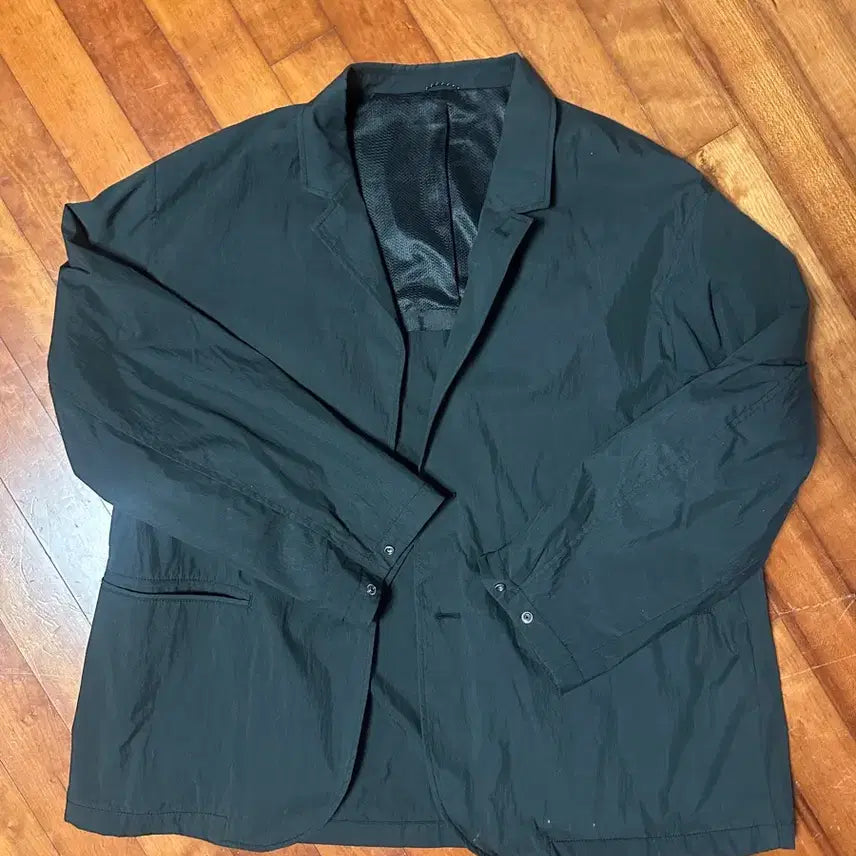 [BUNJANG] Musinsa Standard Nylon Blazer Black / 무신사 스탠다드 나일론 블레이져