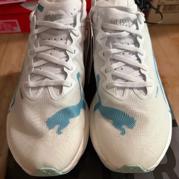 [BUNJANG] Puma Deviate Nitro Elite 3 Running Shoes White Speed Blue / 푸마 디비에이트 나이트로 엘리트3 화이트 스피드 블루 265mm